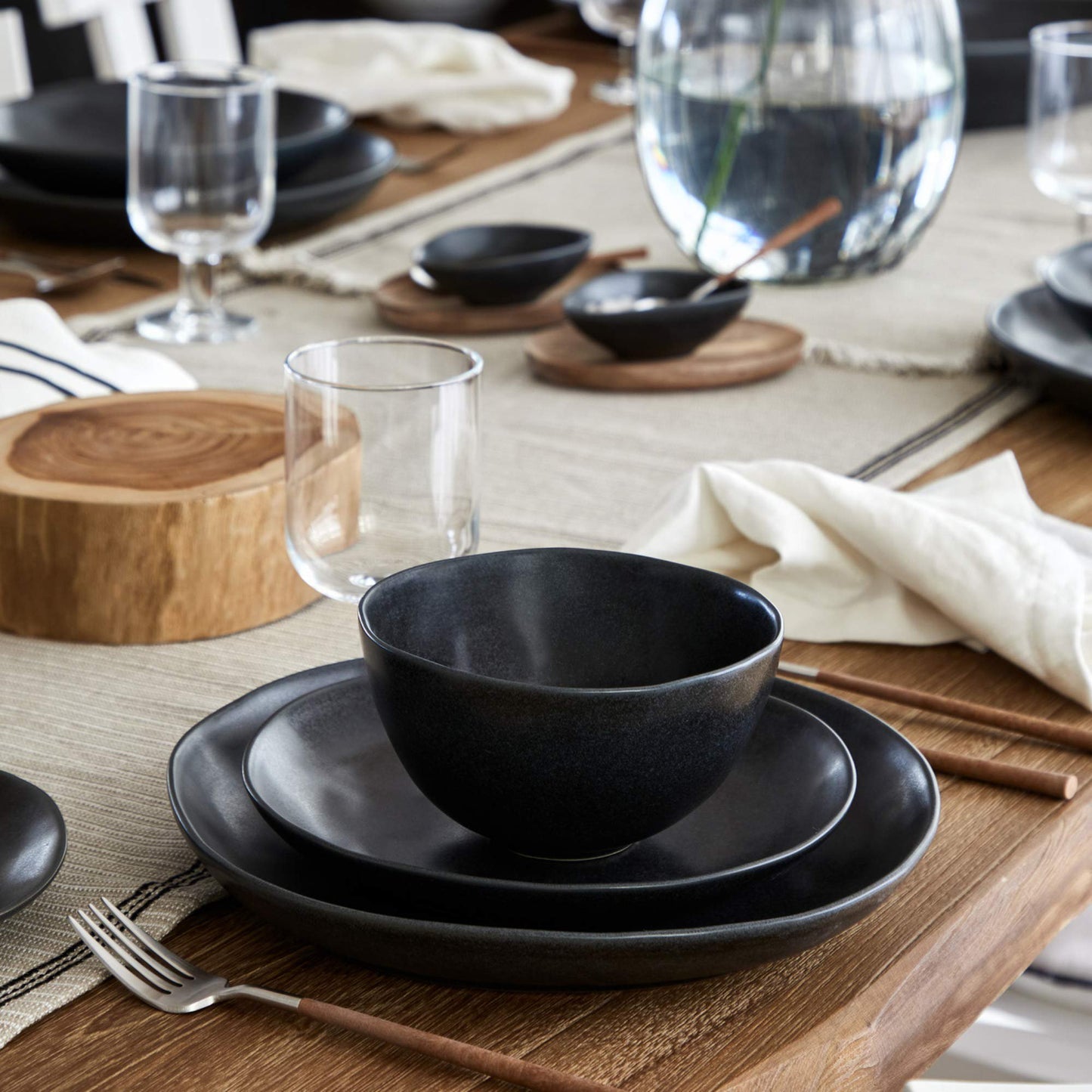 Costa Nova Ceramic Stoneware - Livia Collection | Microwave & Dishwasher Safe Dinnerware | Food Safe Glazing | Restaurant Quality Tableware