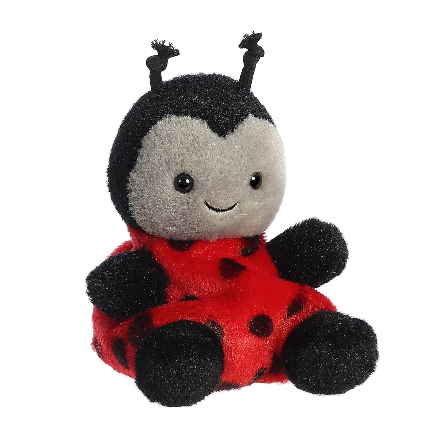 Aurora® Adorable Palm Pals™ Lil Spots Ladybug™ Stuffed Animal - Pocket-Sized Play - Collectable Fun - Red 5 Inches