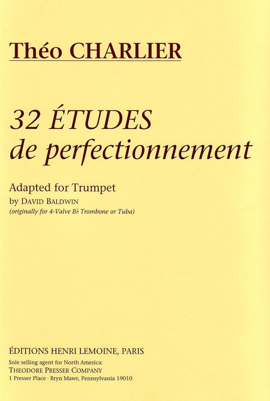 32 Etudes de Perfectionnement: Adapted for Trumpet