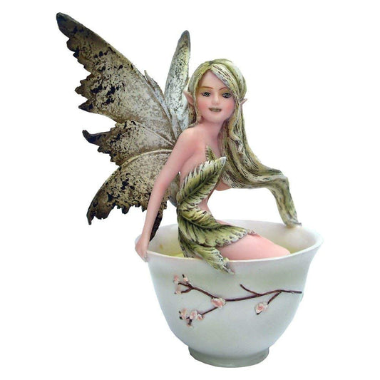 Pacific Giftware Green Tea Faery- Tea Cup Faery Collection by Amy Brown Fantasy Art