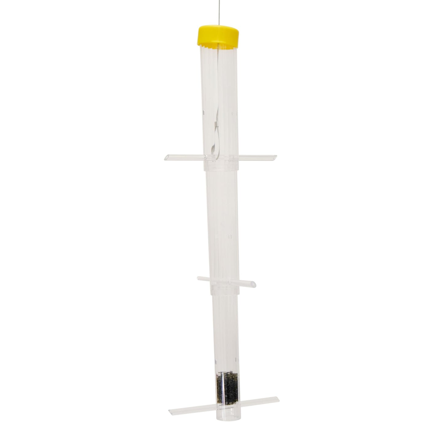 S&K Tornado Clear Collapsible Finch Feeders, Pack of 2
