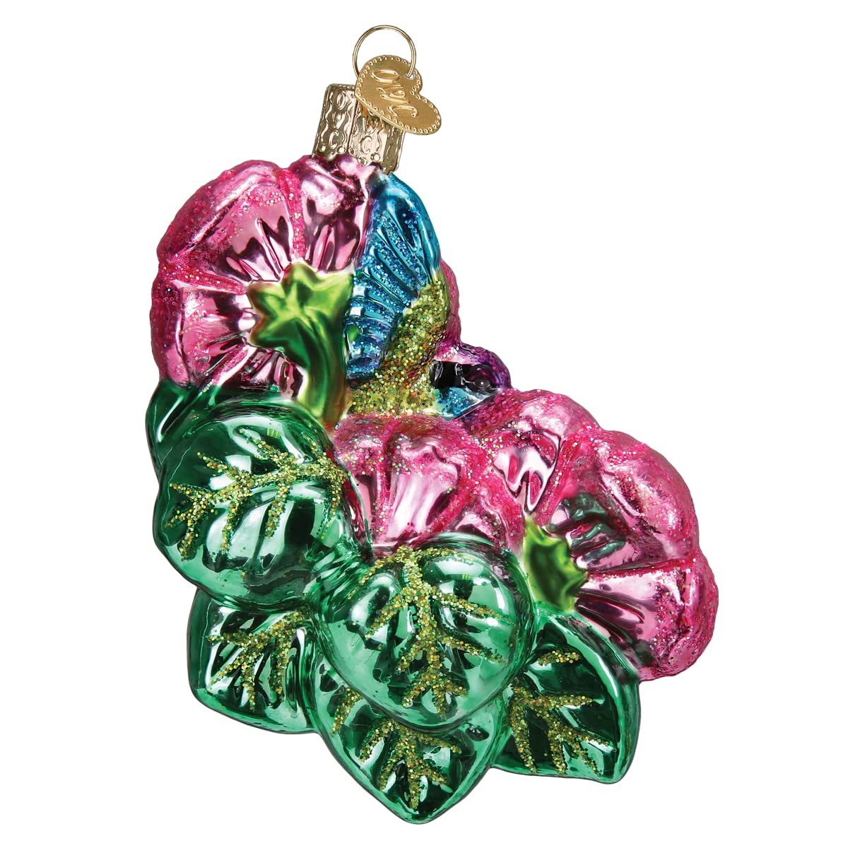Old World Christmas Ornaments: Bird Watcher Collection Glass Blown Ornaments for Christmas Tree
