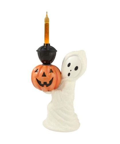 Ghostly Bubble Light with Jack O lantern Halloween Figurine Bethany Lowe New