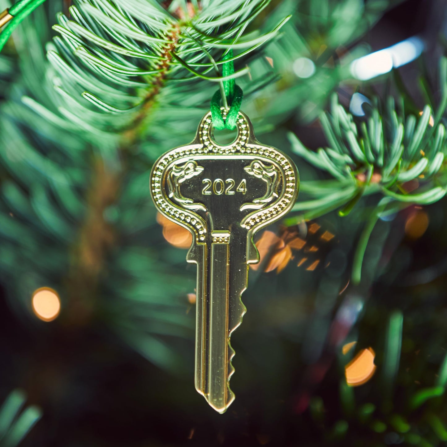 Waterford Christmas Key Golden Ornament