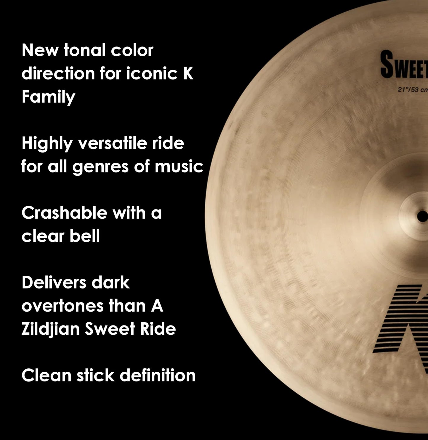 Zildjian K 22" Light Ride Cymbal
