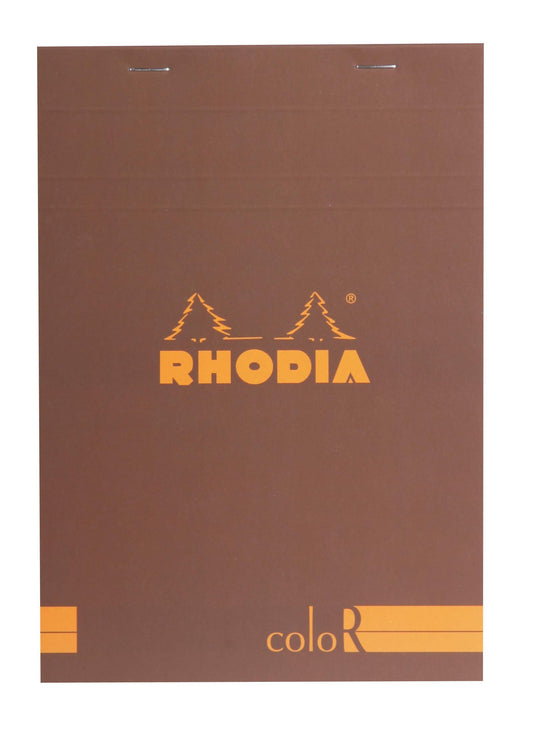Rhodia coloR Head Stapled Pad, Lined