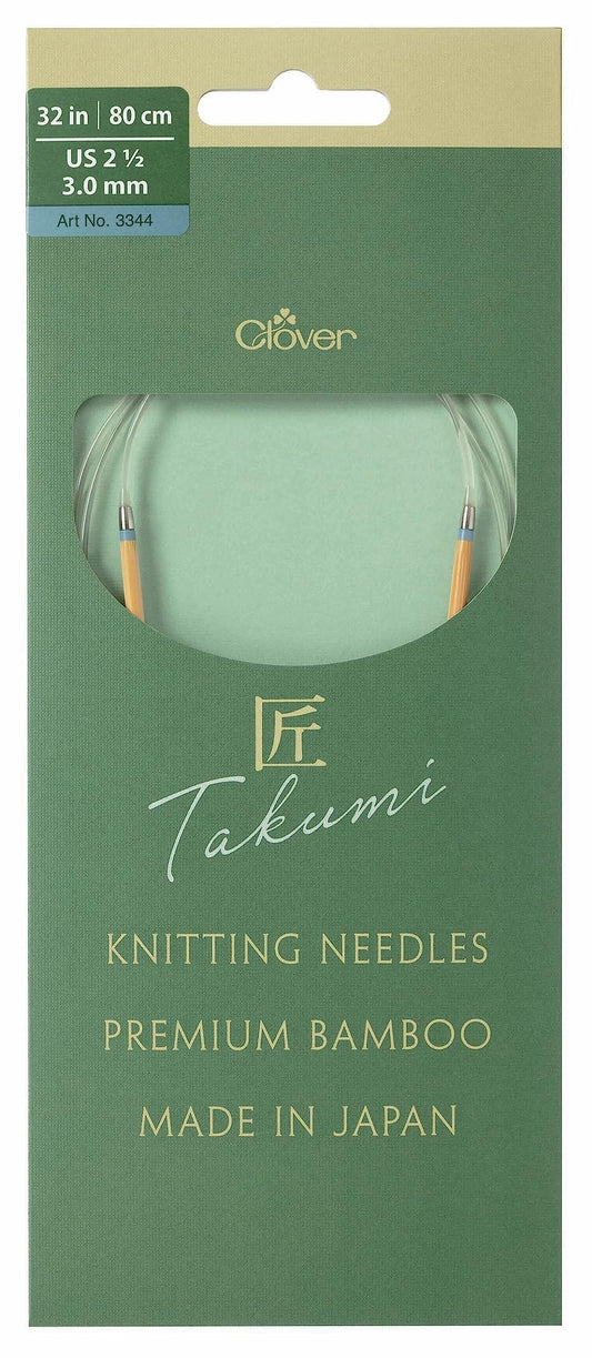 Takumi Pro Circular Knitting Needles 32"-US 2 1/2 / 3.0 mm