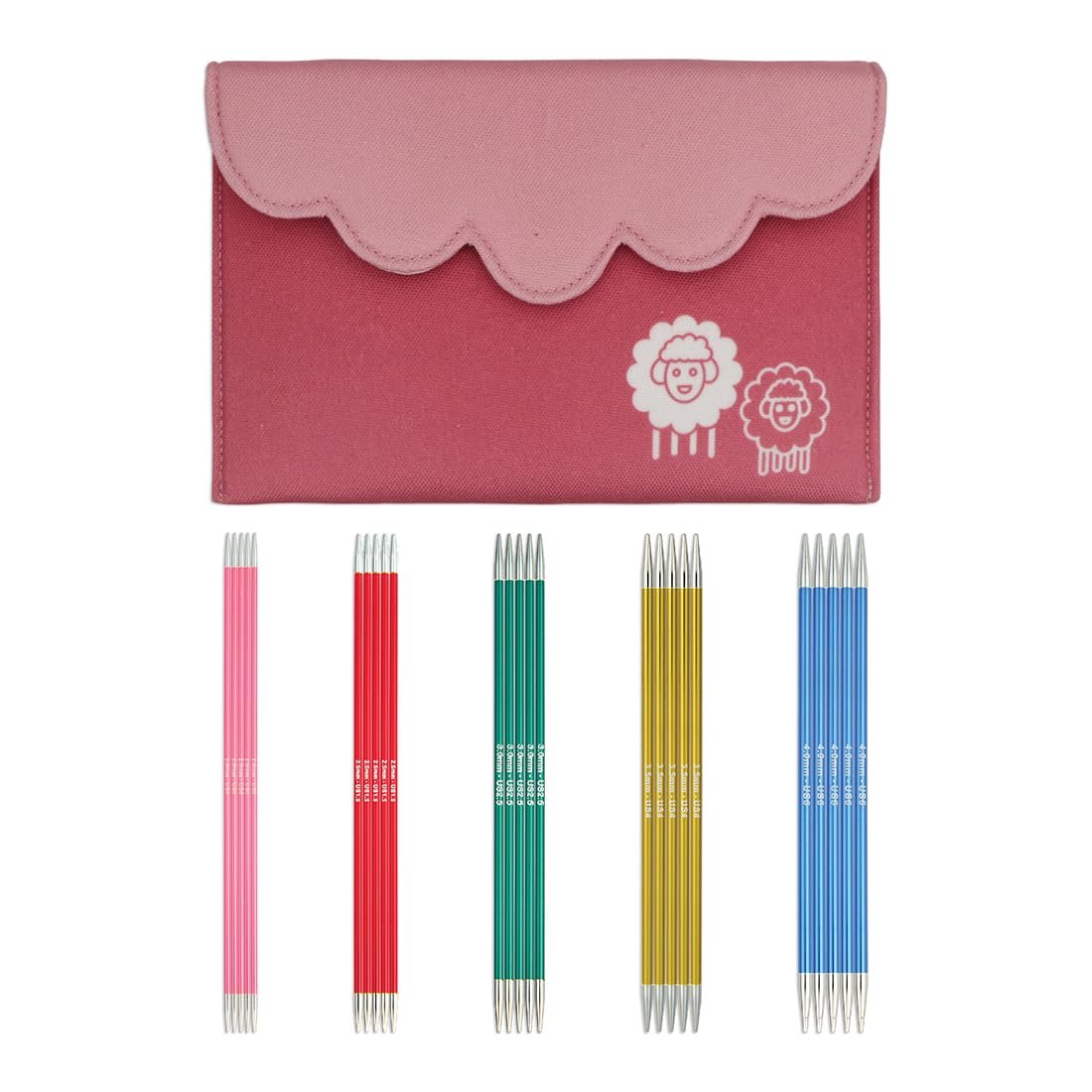 KnitPro Karbonz Double Pointed Needle Set 6"(15cm)