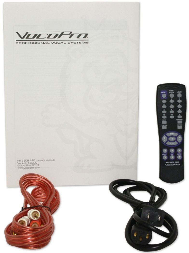 VOCOPRO KR-3808PRO Digital Karaoke Receiver with Key Control, 21.00 x 21.00 x 23.00