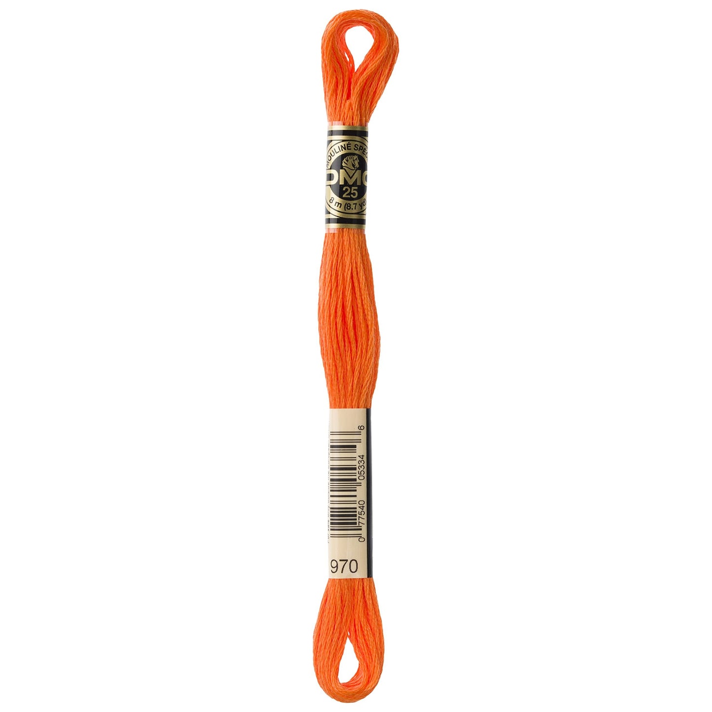 DMC 6-Strand Embroidery Cotton Floss, Light Pumpkin