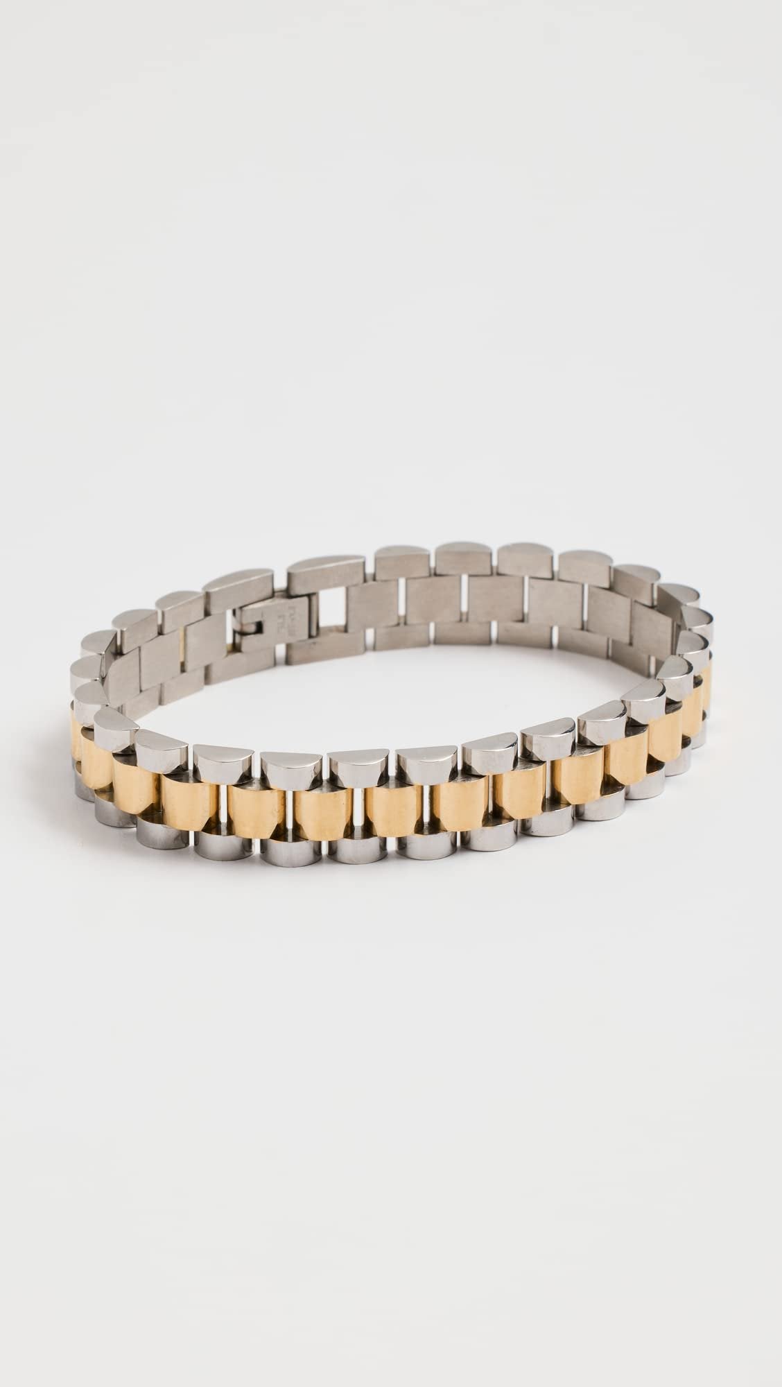 LUV AJ Women's Two-Toned Timepiece Bracelet