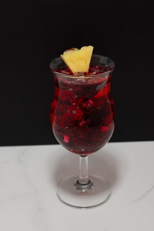 Just Dough It Fake Sangria Glass