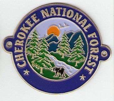 Cherokee National Forest - Hiking Stick Medallion