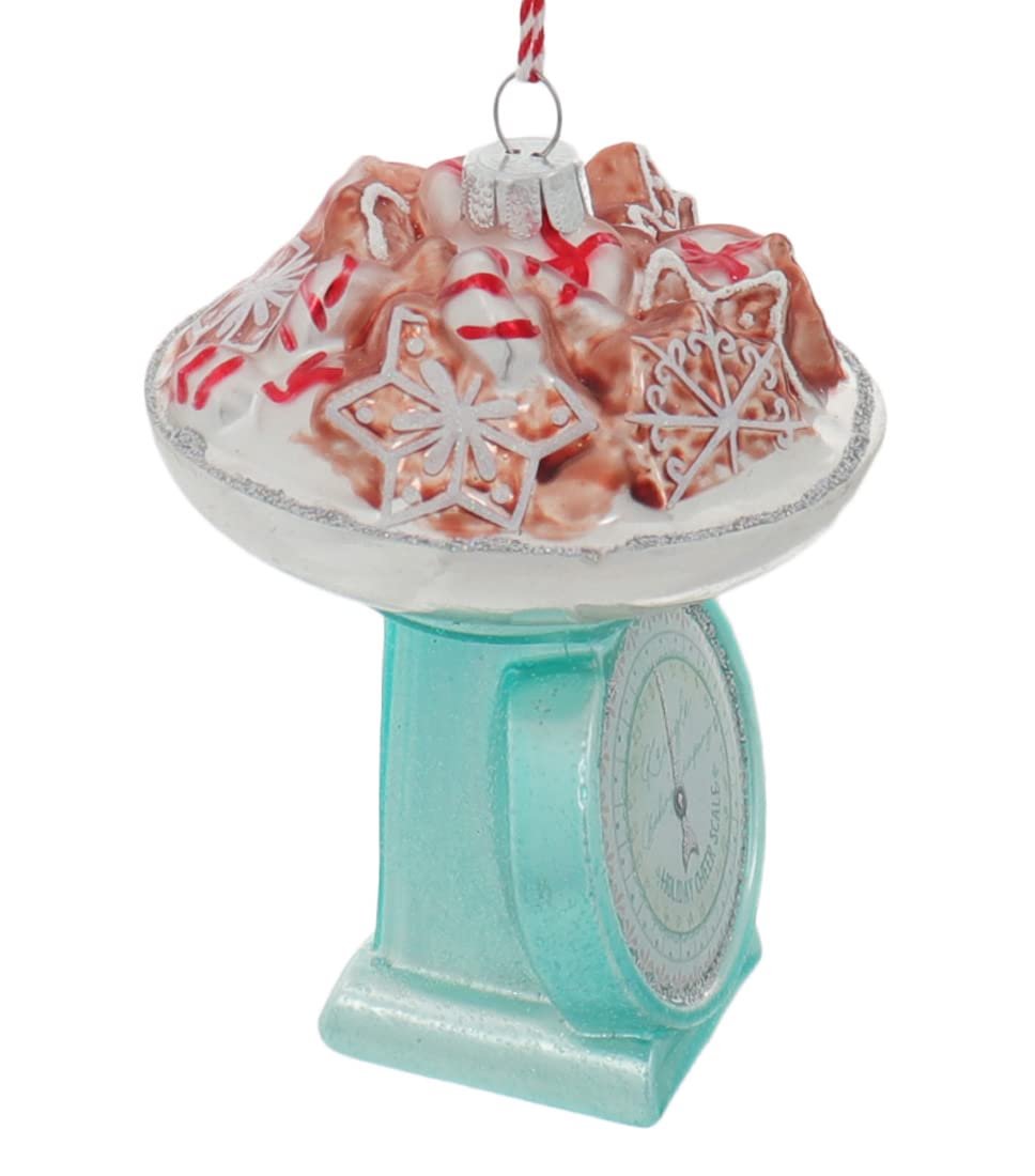 RAZ Imports 4152865 Holiday Sweets Scale Ornament, 4-inch Height