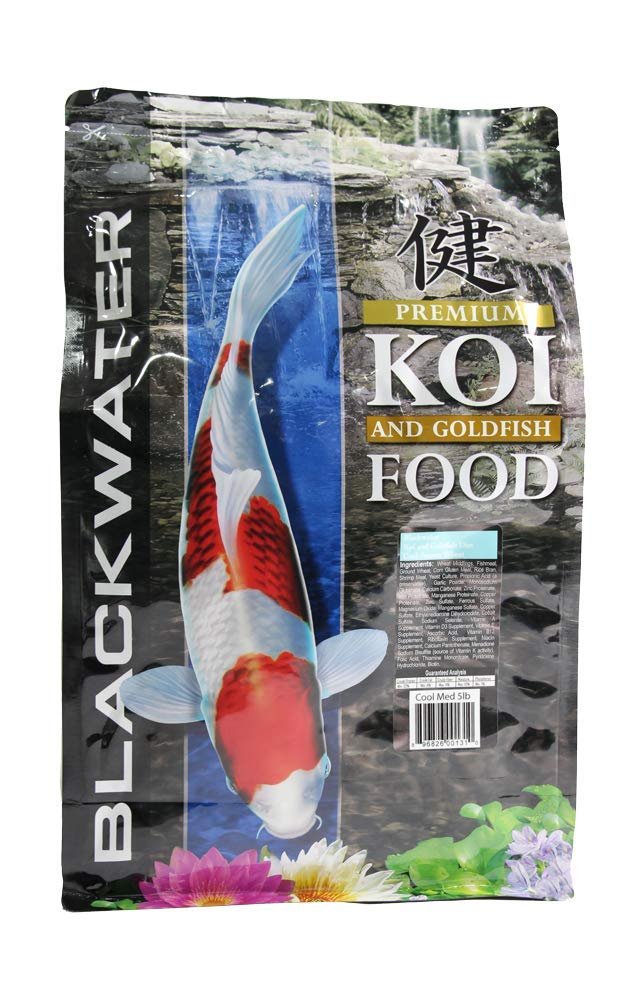 Blackwater Premium Koi and Goldfish Foods Cool Season Diet 5 lb Medium Pellet