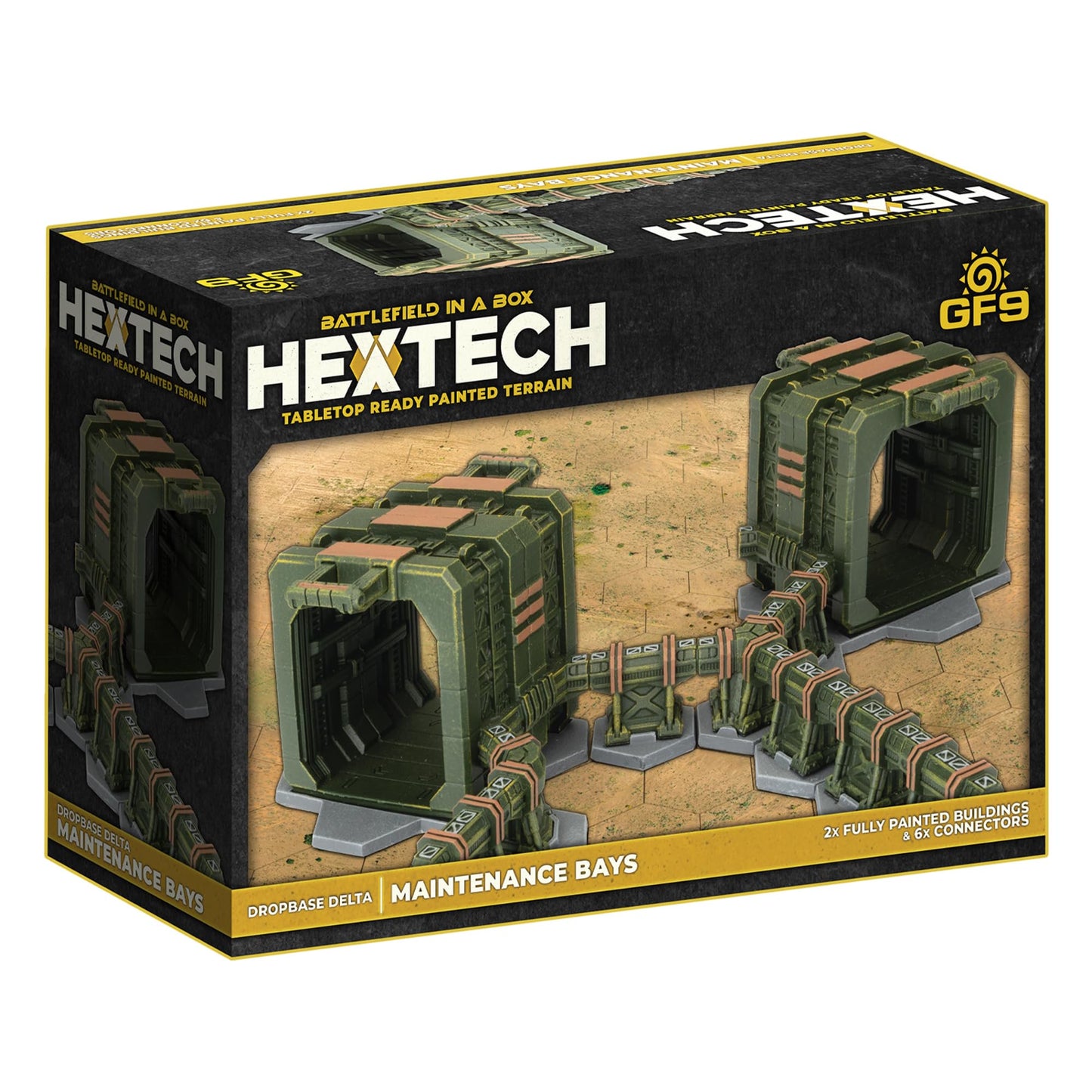 Gale Force Nine Hextech: Battlefield in a Box - Maintenance Bays, Green, HEXT24