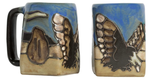 Mara Stoneware Mug - Eagle- 12 oz