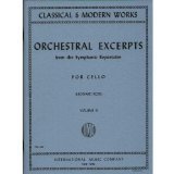 Orchestral Excerpts Volume 2 Cello edited by Leonard Rose and Nathan Stutch - International Music