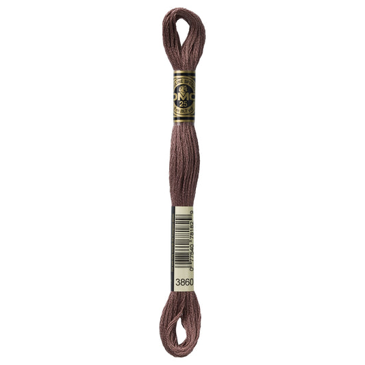 DMC Thread 6-Strand Embroidery Cotton 8.7 Yards Cocoa 117-3860 (12-Pack)