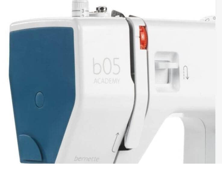 Bernette B05 Academy Sewing Machine | 30 Stitches Variety, LED Light, Extension Table, Presser Feet, Spools, Felt Discs, Ripper | Heavy Duty Quilting & Embroidery Kit for Home Use | User Friendly