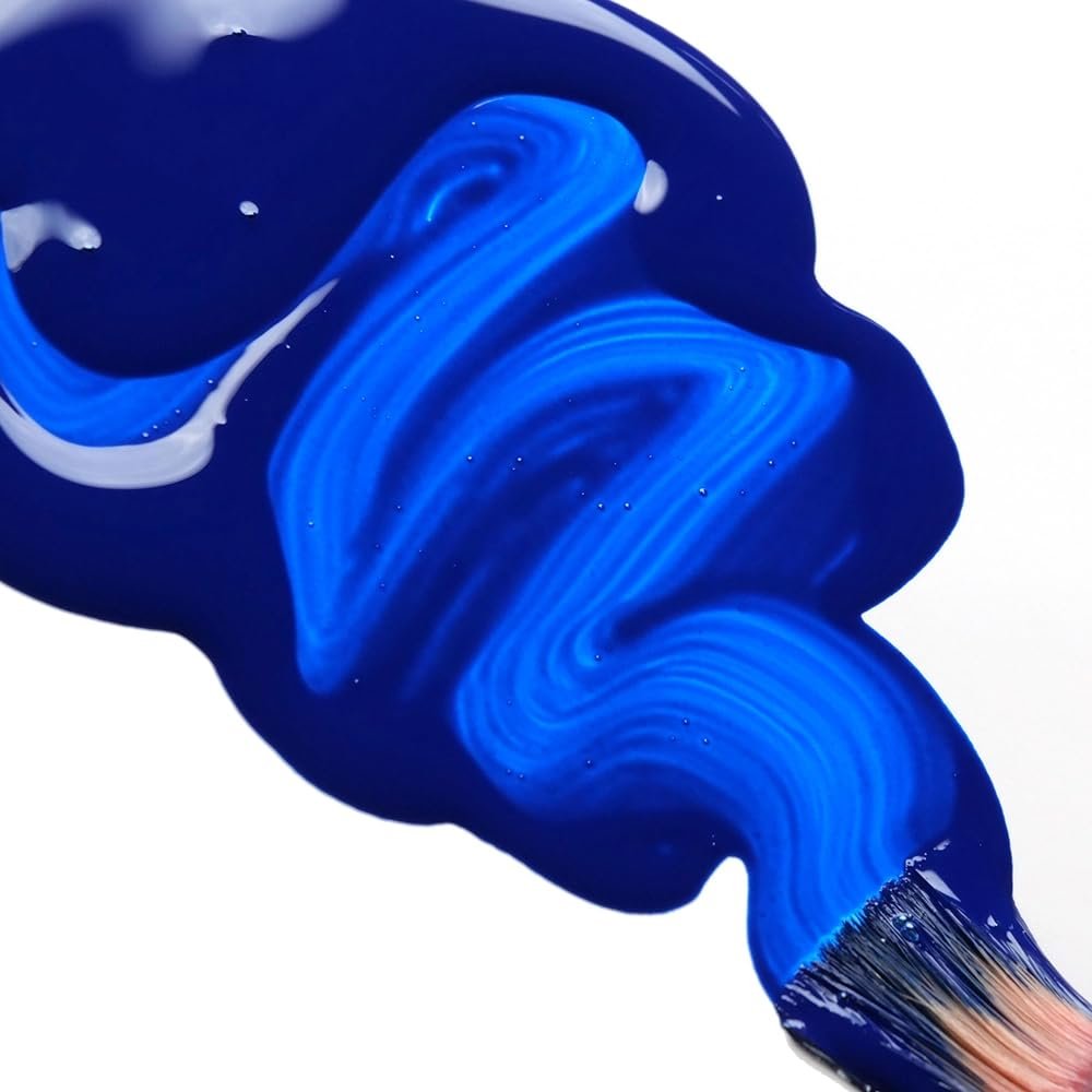 High Flow Acrylics by GOLDEN, Phthalo Blue (Green Shade), 4 fl. oz. Bottle, Professional Acrylic Paint, Semi-Transparent