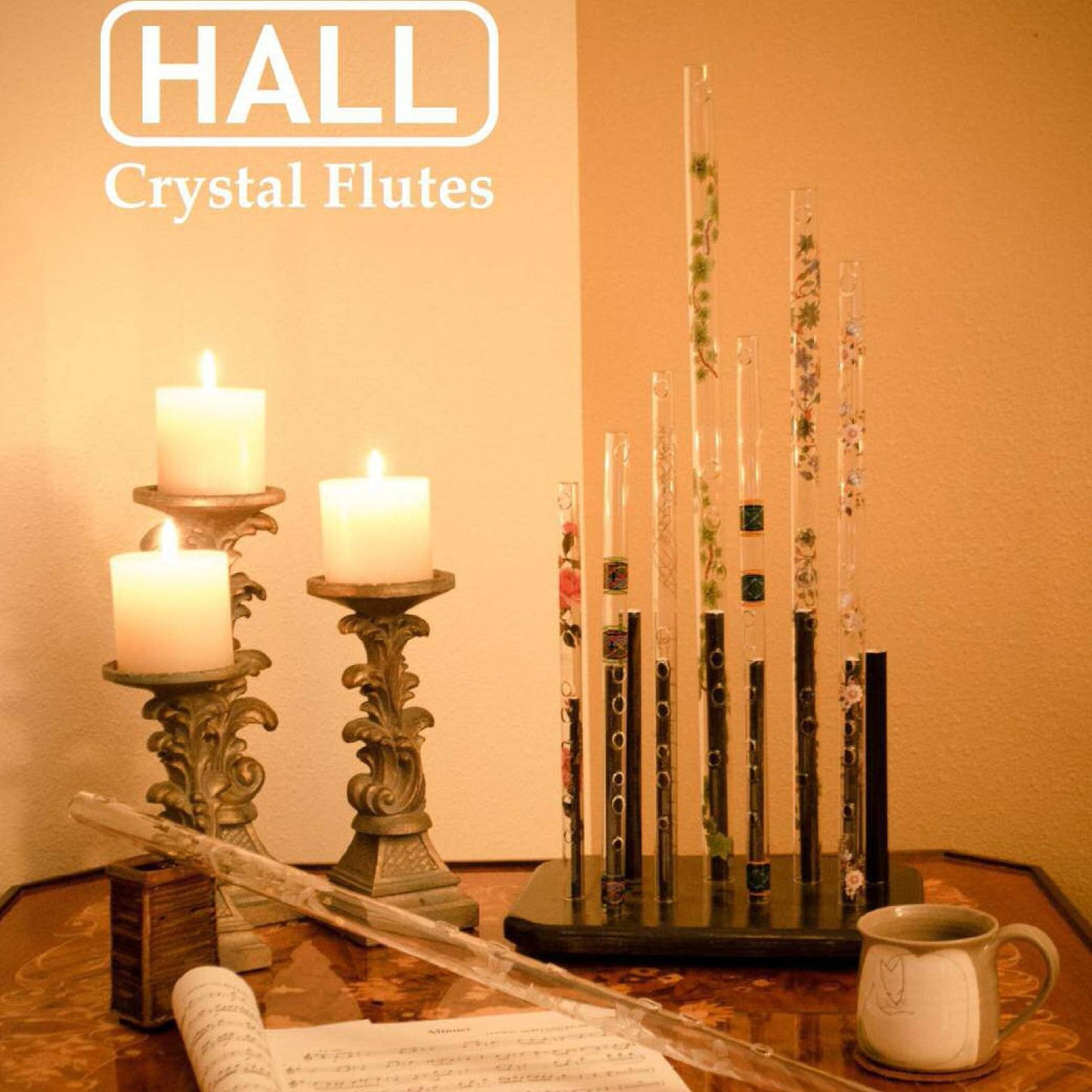 Hall Crystal Flute 21700 - Offset Glass Flute in G