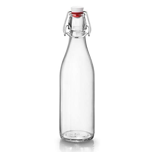 Bormioli Rocco Giara Bottle - .5 Liter (17.5 ounce) - Clear