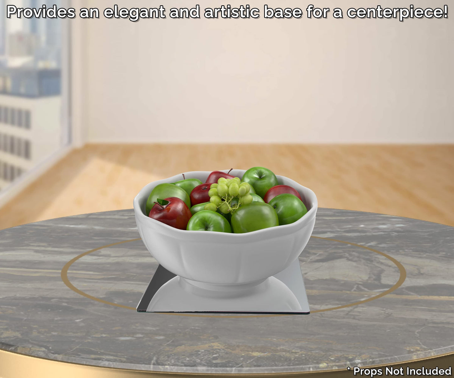 Marketing Holders Acrylic Mirror Sheet 8.5" x 11" Replacement DIY Reflective Plexiglass Tile Portable Lightweight Flat with Rounded Corners for Boats RVs and Classrooms