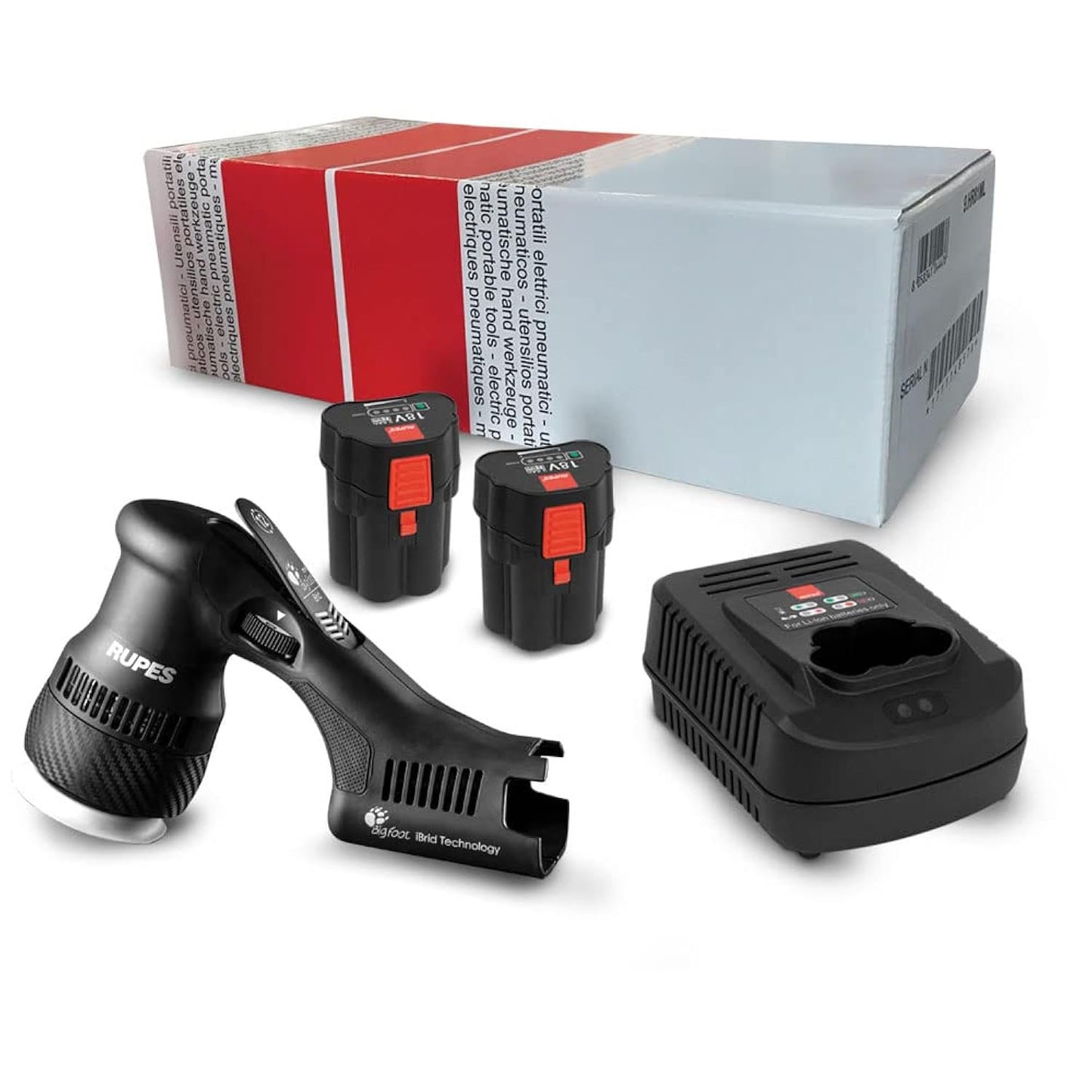 RUPES iBRID Mini Polisher Charger 2-Battery Pack