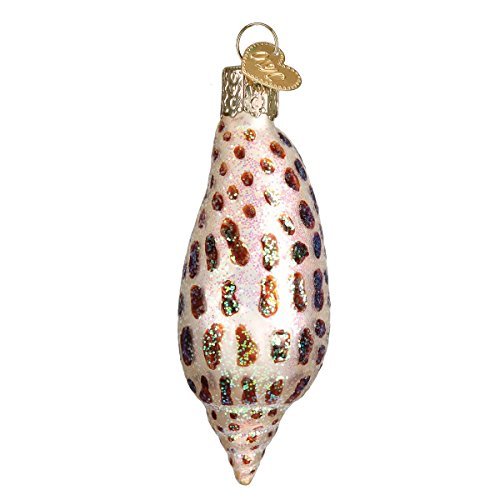 Old World Christmas Ornaments: Beach Shells Glass Blown Ornaments for Christmas Tree