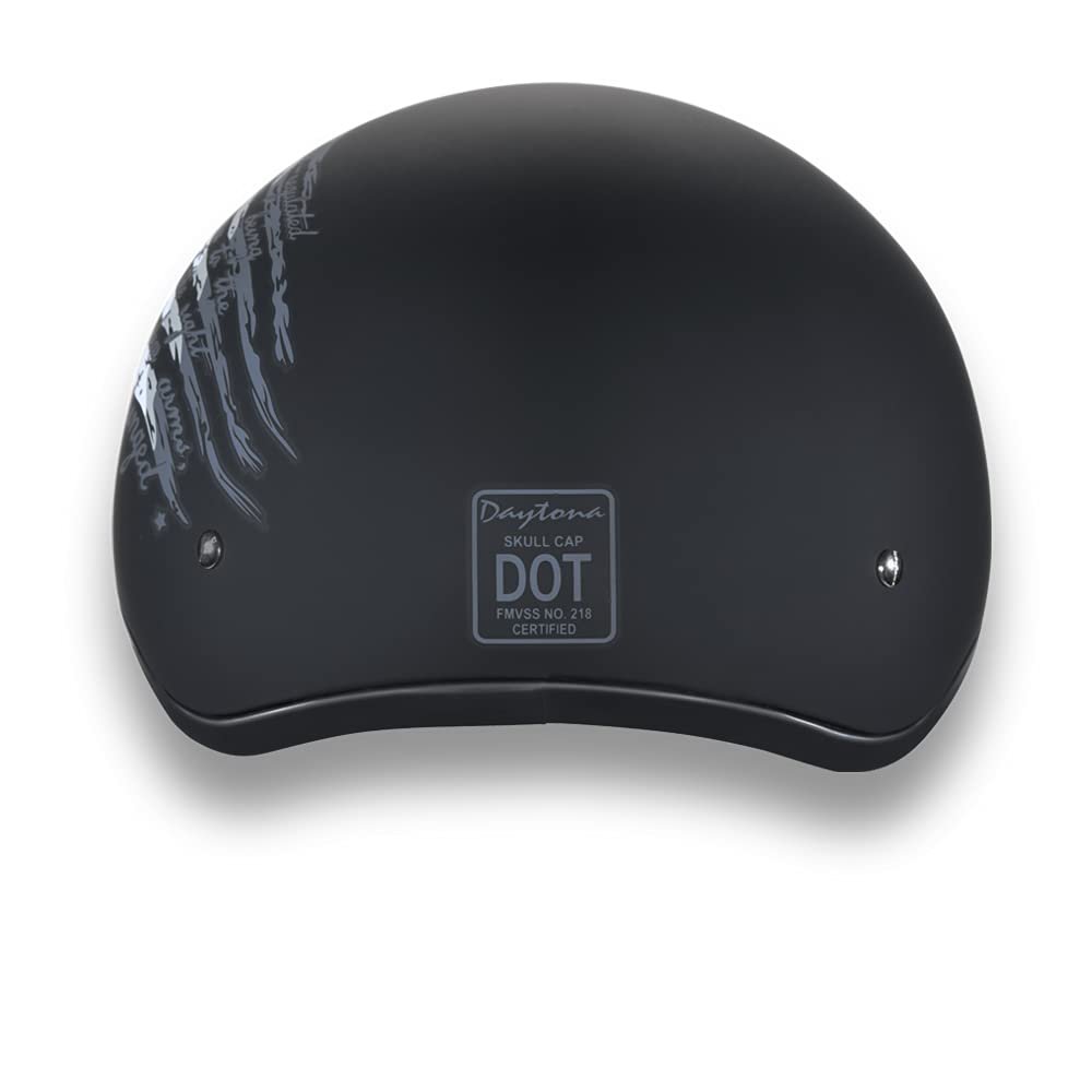 Daytona Helmets Half Skull Cap Motorcycle Helmet – DOT Approved [Graphics]…