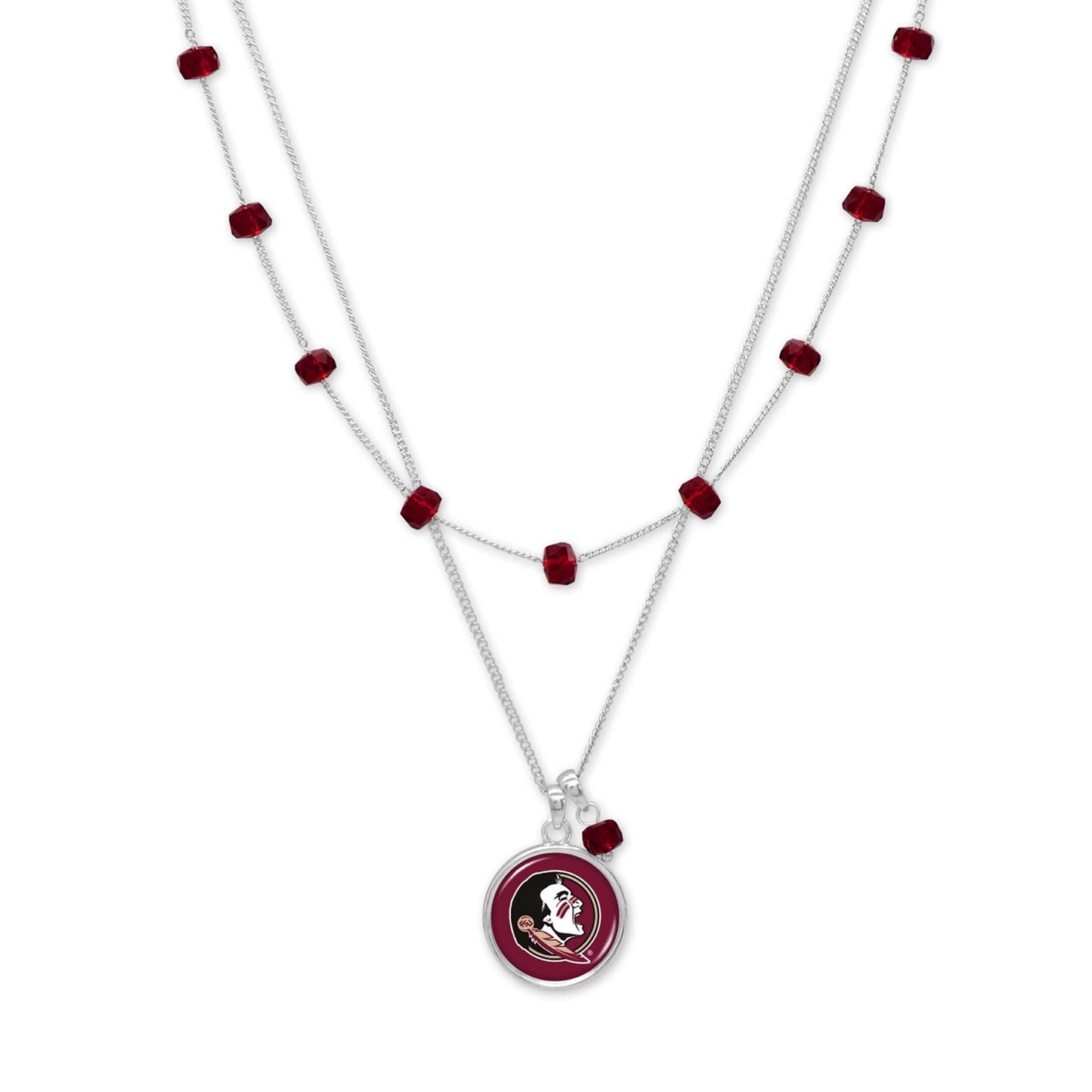 From the Heart Florida State Seminoles Ivy Necklace Silver Chain Jewelry Gift FSU