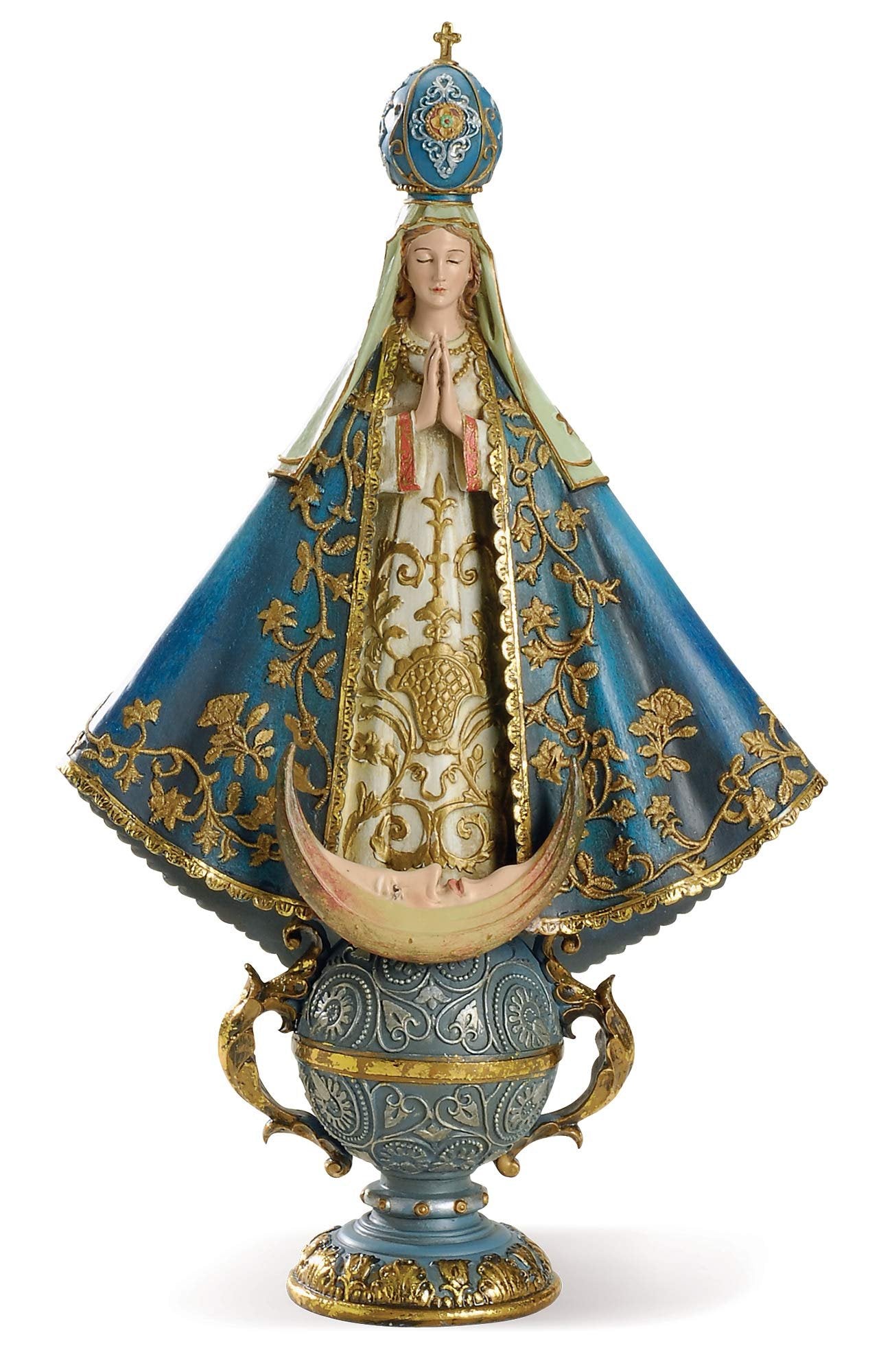 Joseph's Studio by Roman - Virgin of San Juan De Lagos Figure, Renaissance Collection, 14" H, Resin and Stone, Religious Gift, Decoration