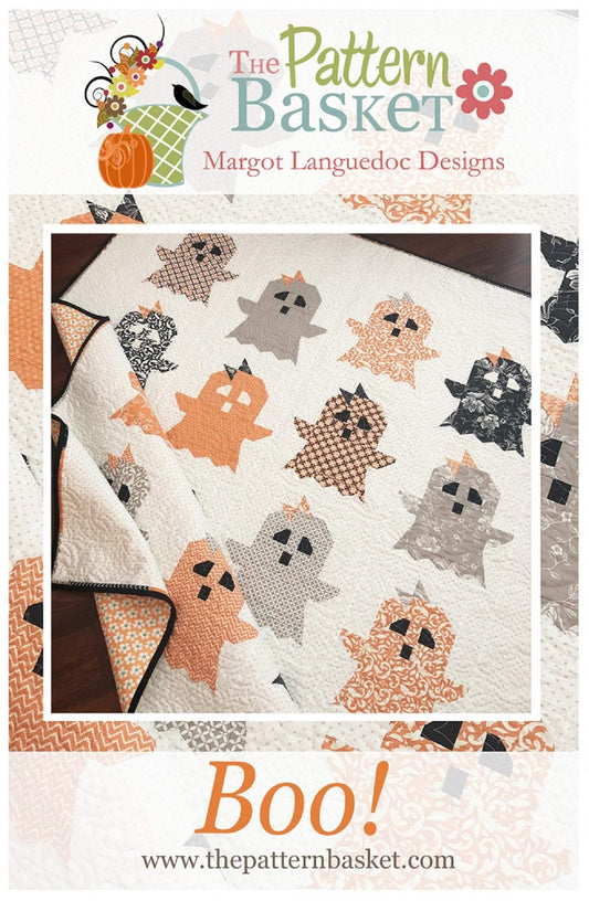 The Pattern Basket Boo! Quilt Pattern Designed by Marot Languedoc