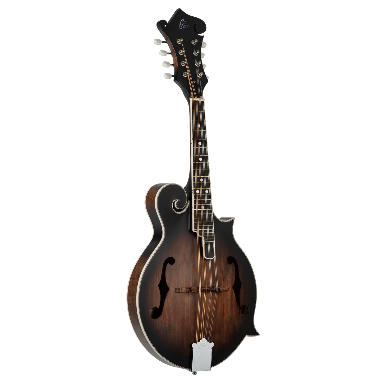 Ortega Guitars, 8-String Americana Series F-Style Mandolin, Right, Whiskey Burst (RMF30-WB)