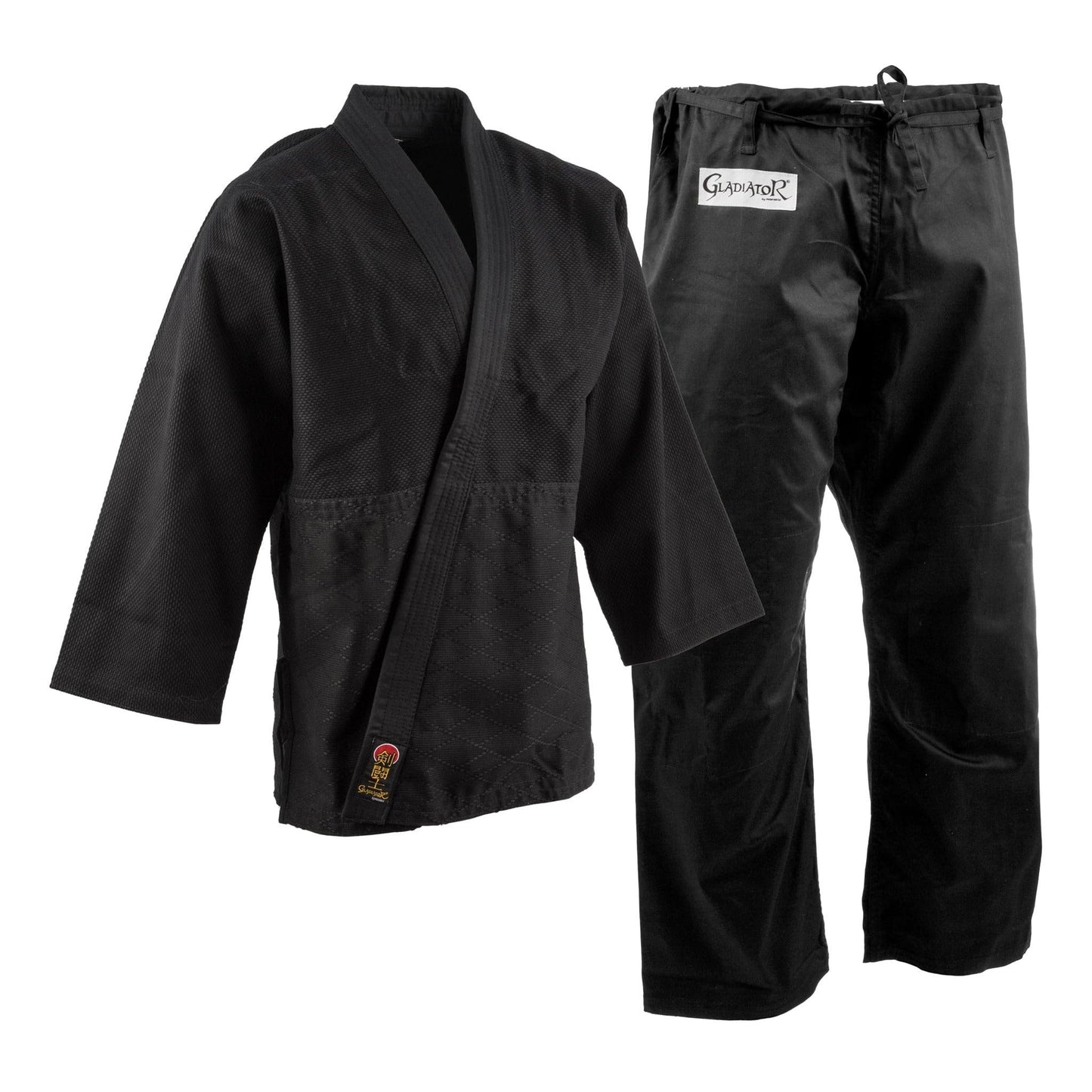 Proforce Gladiator Judo Gi/Uniform - Black - Size 6