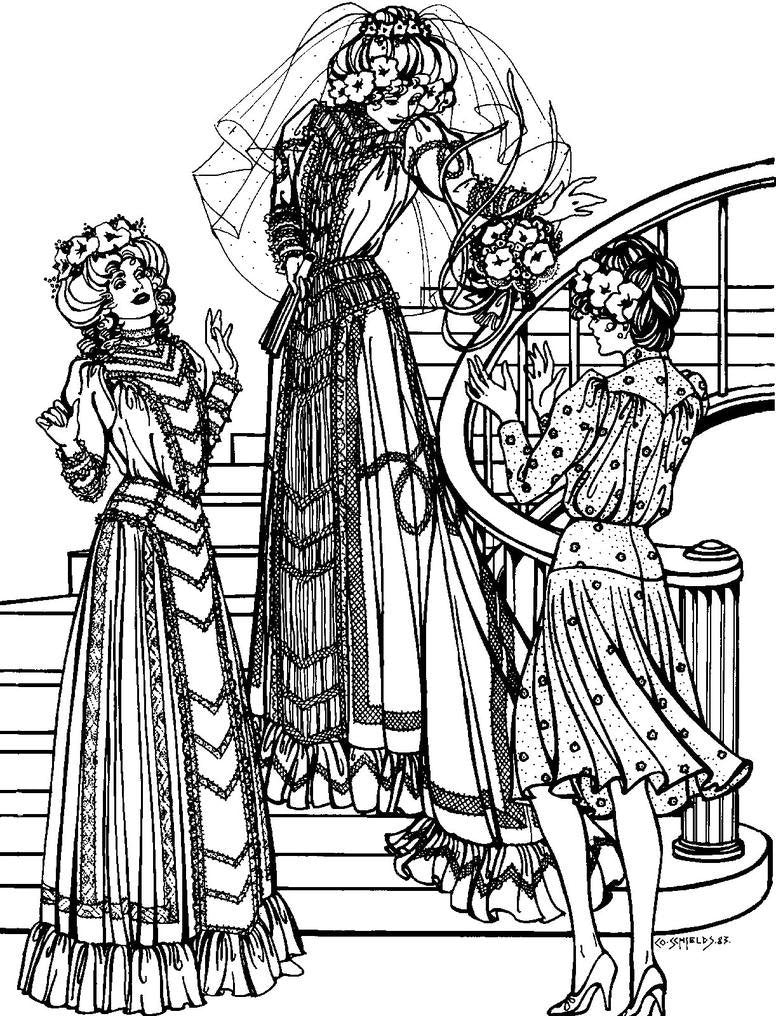 Folkwear Vintage Wedding Dress Edwardian Bridal Gown & Afternoon Dress #227 Sewing Pattern (Pattern Only)