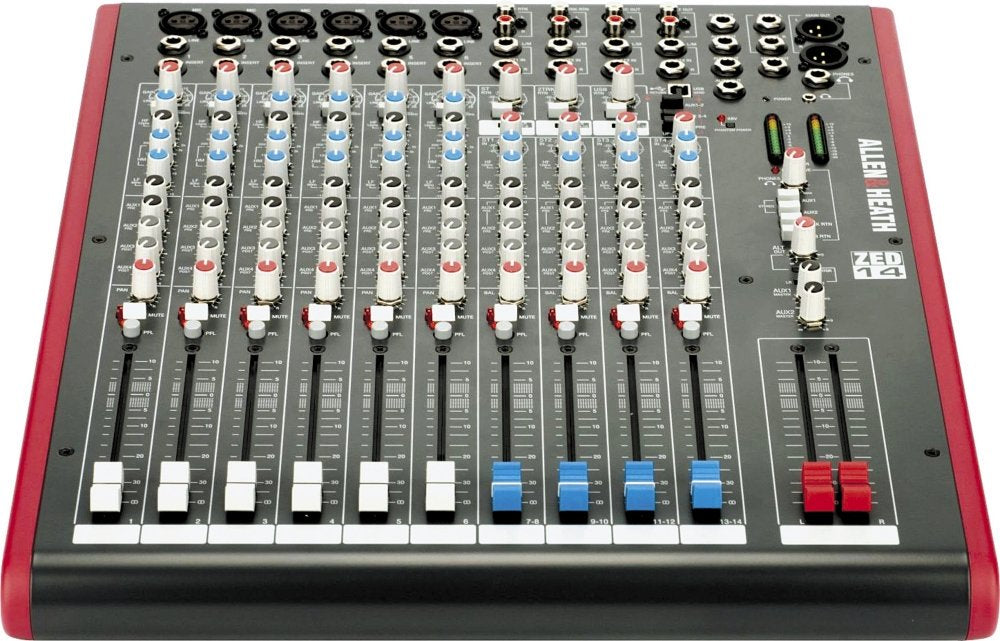 Allen & Heath ZED-14-14-Channel Touring Quality Mixer with USB I/O (AH-ZED-14)
