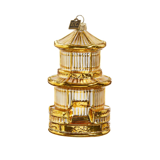 Raz Imports EC Gilded Birdcage Ornament, 4.5-inch Height, Gift, Home Décor, Any Occasion