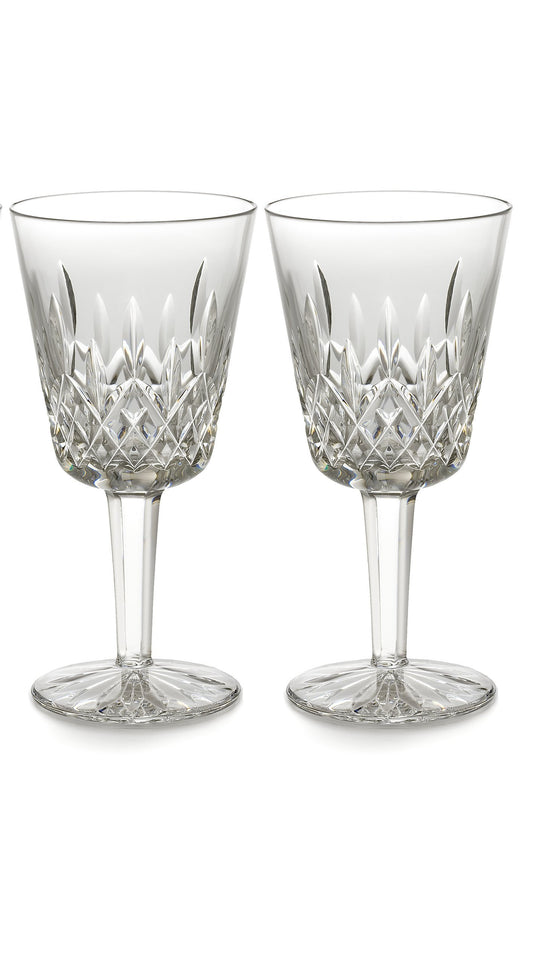 Waterford Crystal Lismore Goblet, Set of 2