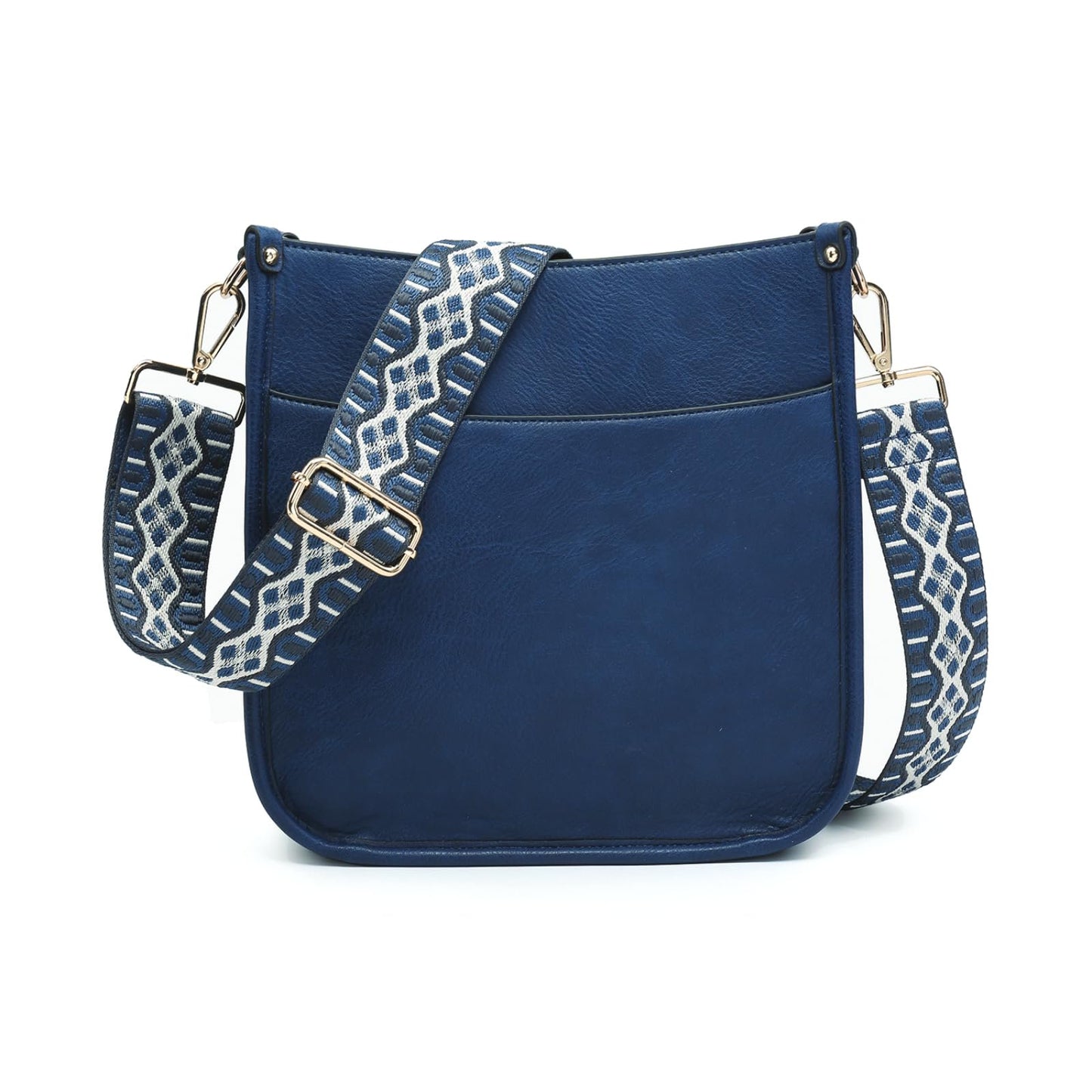Posie Crossbody Bags for Women Trendy Vegan Leather Hobo Purses Shoulder Handbags with Wide Adjustable Guitar Strap