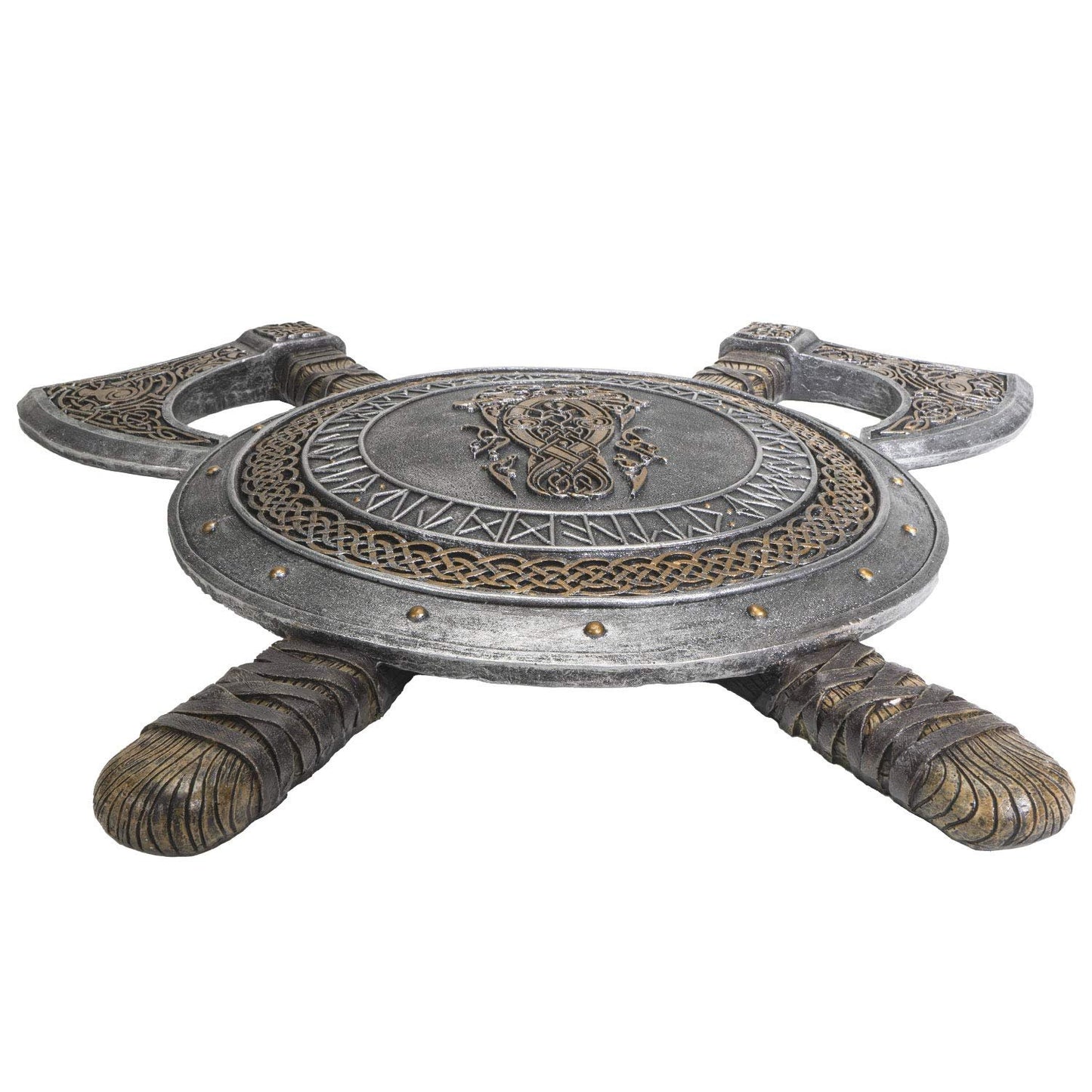 Pacific Giftware Nordic Mythology Viking Knotwork Berserker Axe and Shield Wall Plaque 21 Inches wide Valhalla Vengeance Gothic Wall Decor