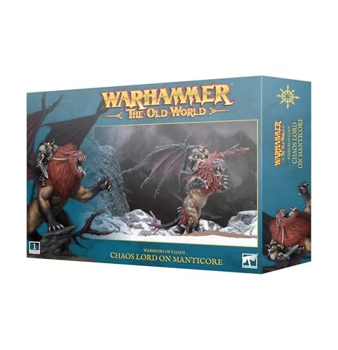 Games Workshop Warhammer The Old World: Warriors of Chaos- Chaos Lord on Manticore