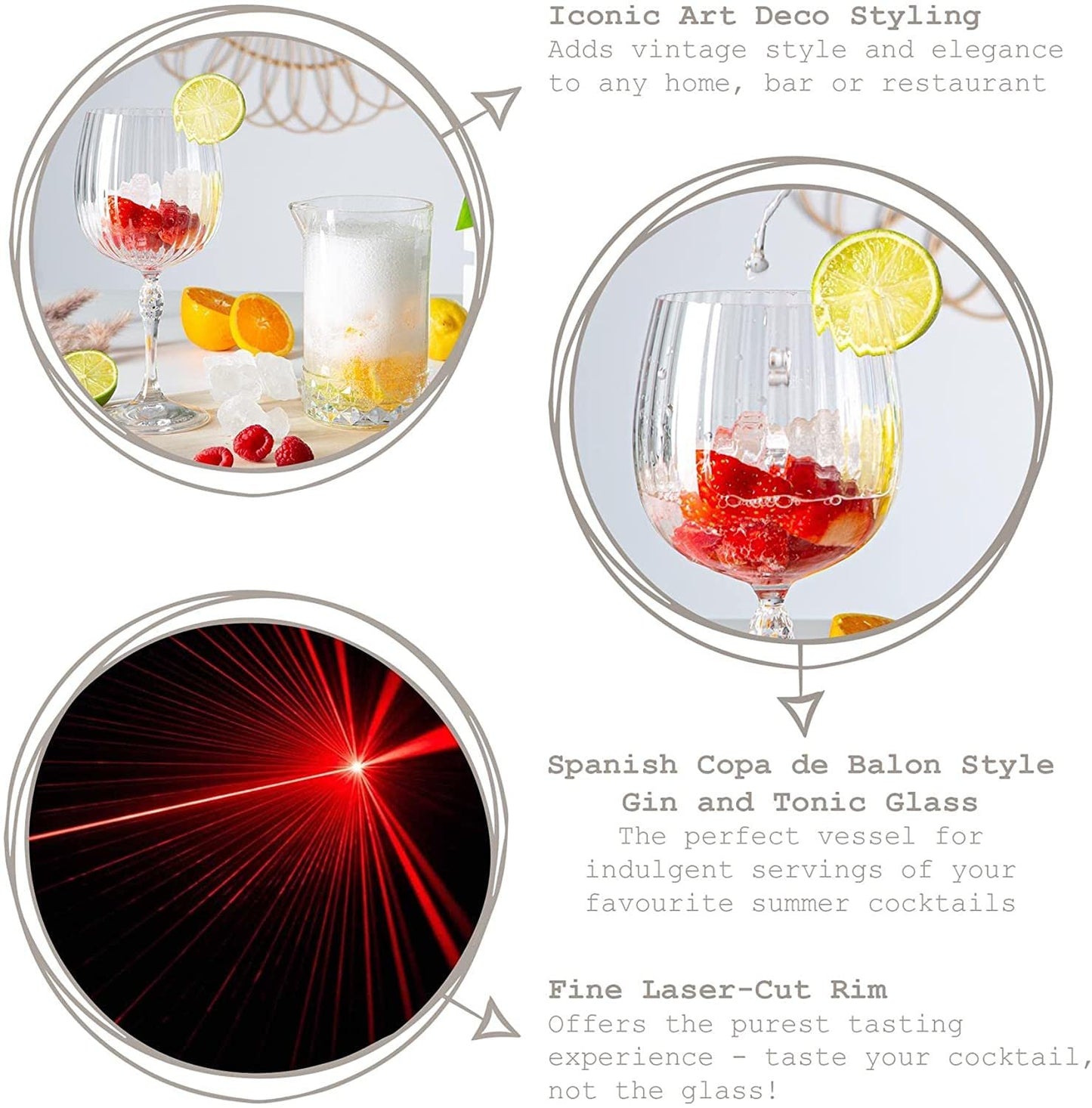 Bormioli Rocco America '20s 4.75 oz. Nick & Nora Martini Glasses, Clear, Set of 4