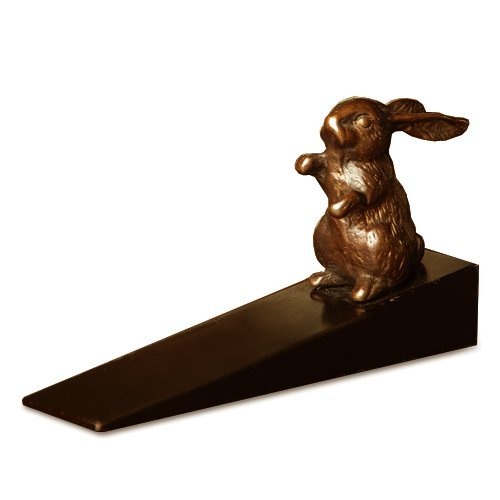 Brass Rabbit Doorstop