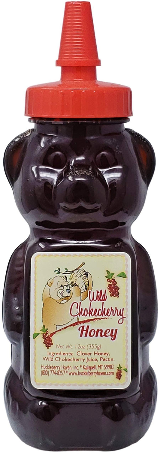 Wild Chokecherry Honey Bear 12 oz