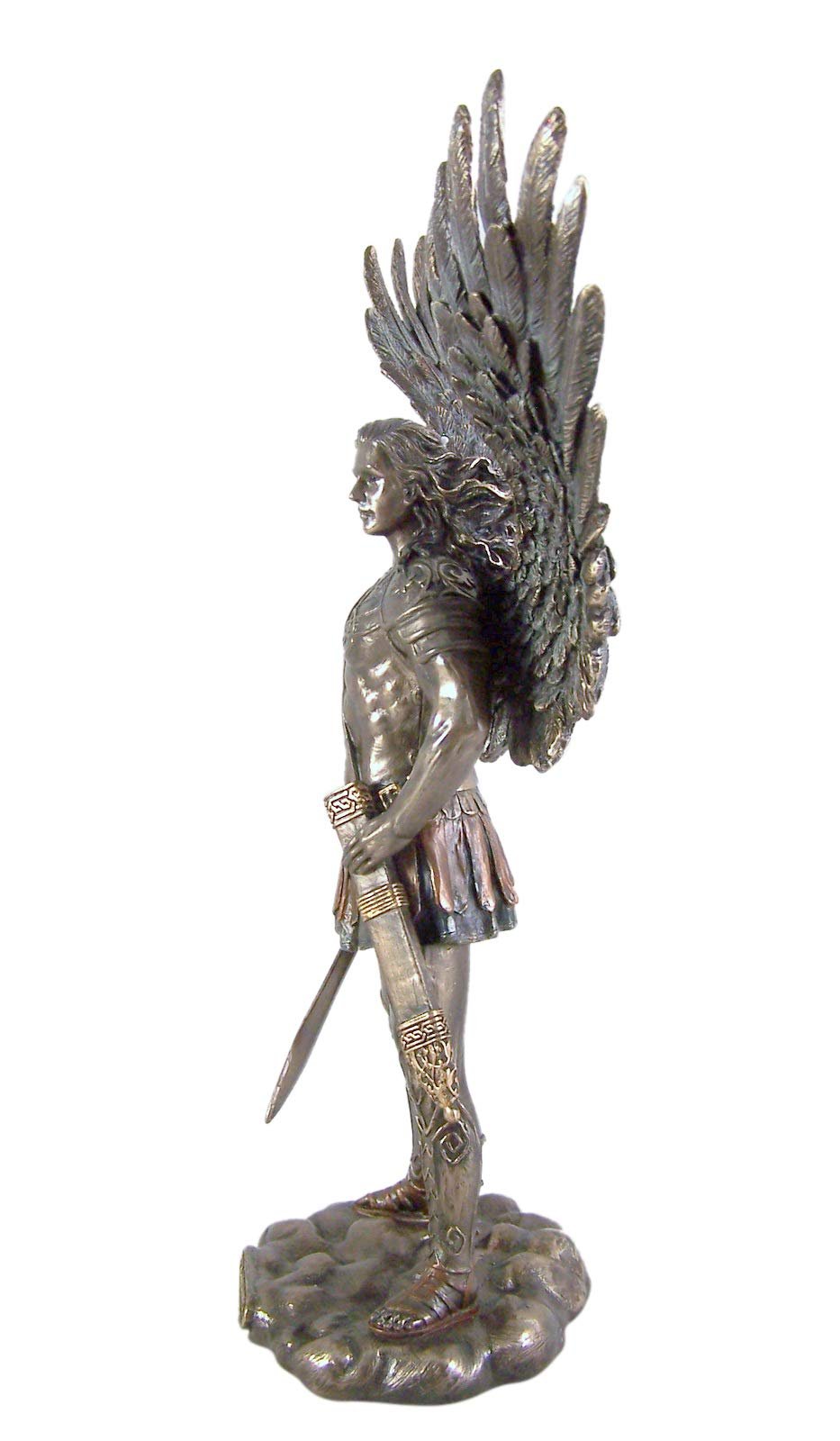 Archangel Saint Michael with Sword and Scabbard Statue, 11 Inch