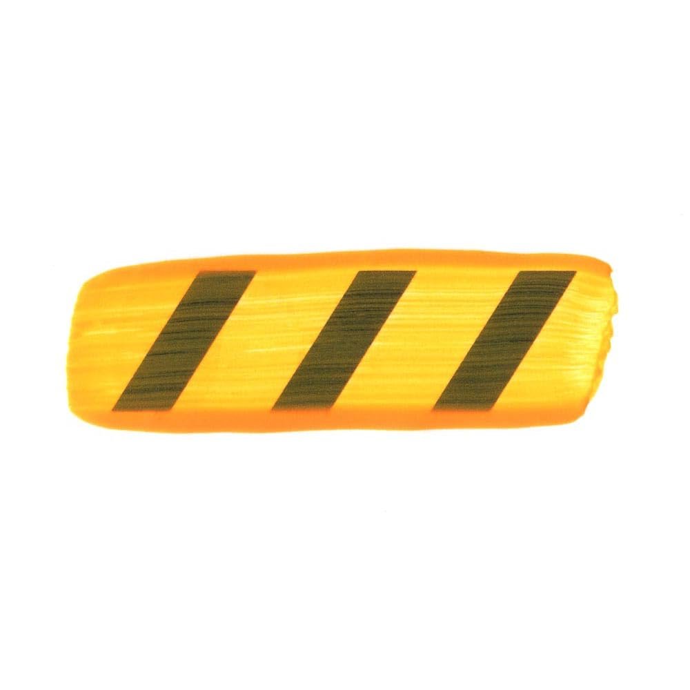 GOLDEN Heavy Body Acrylics, Fluorescent Orange-Yellow, 2 fl. oz. Tube, Professional Acrylic Paint, Transparent