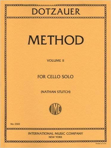 Dotzauer, J Friedrich Method for Cello, Volume 2 Cello solo edited by Nathan Stutch - International