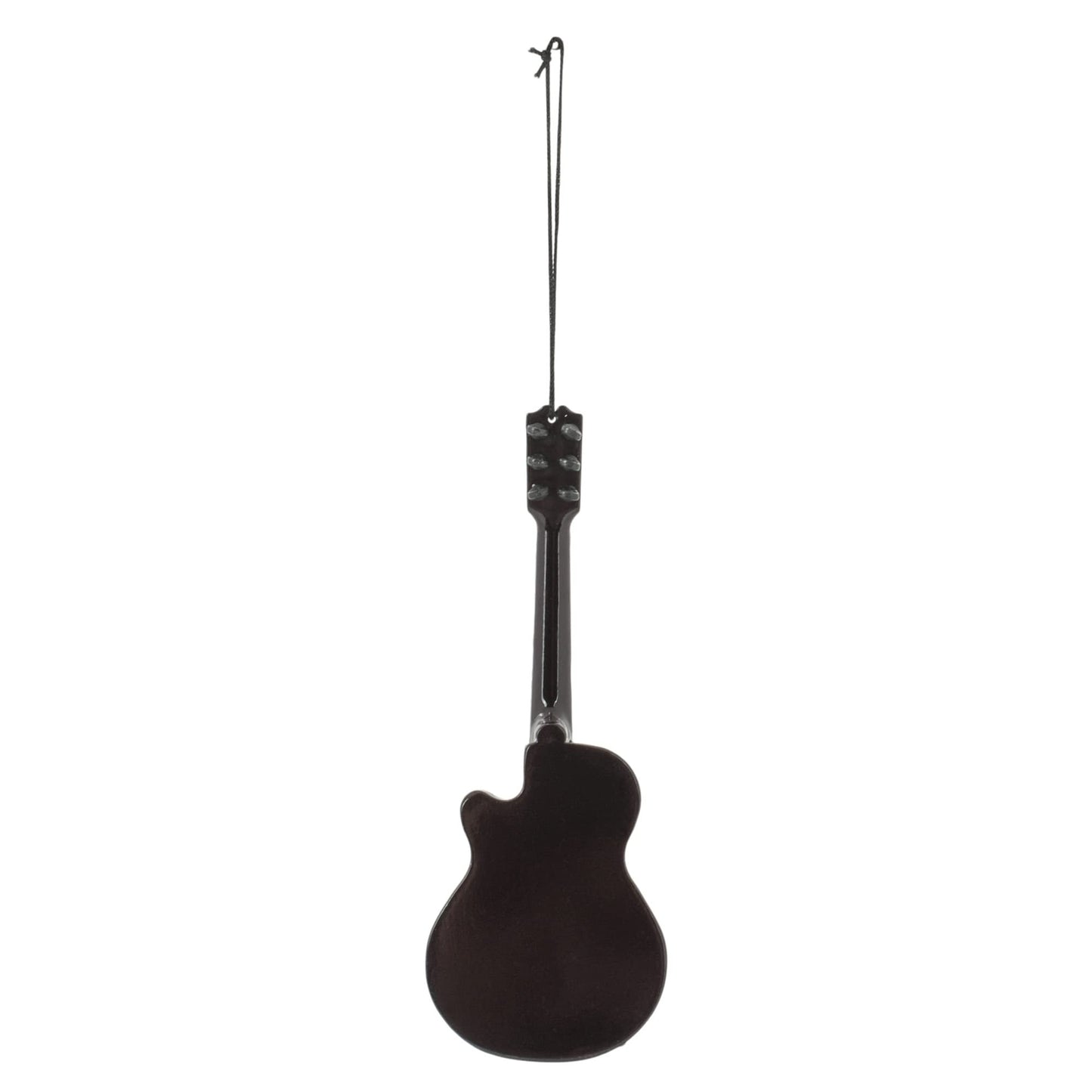 Broadway Gifts 5.4" Brown Wood String Guitar with Cutaway Ornament Decoration